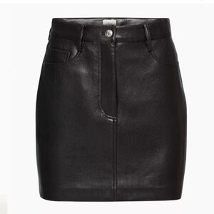 Wilfred Vegan Leather Chemistry Skirt